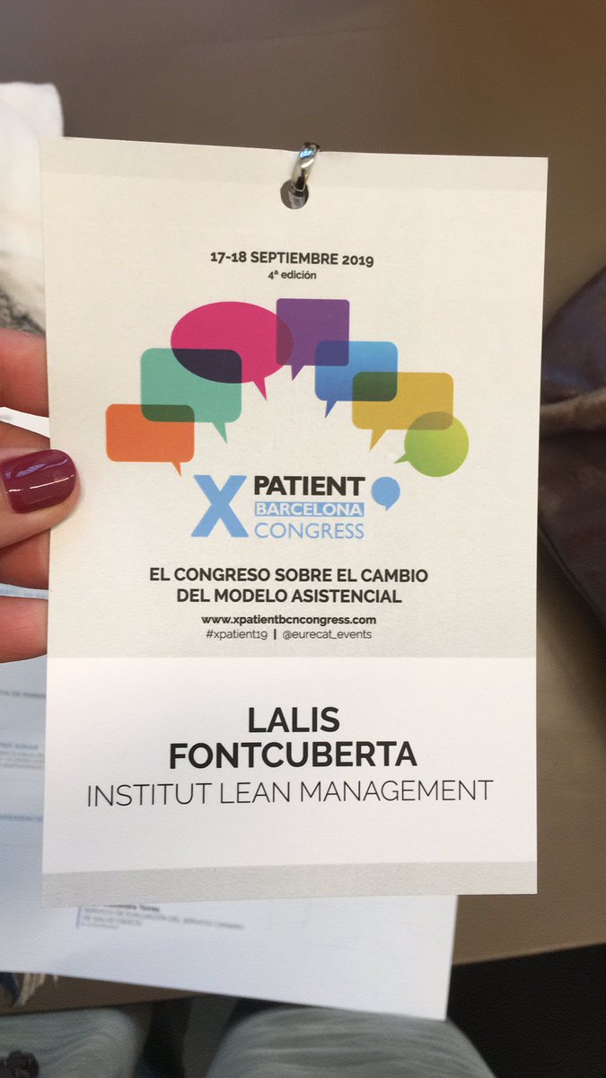 LAlisFontcu's tweet photo. Ready! Patients first #XPatient19 https://t.co/ExFBTJLkD9