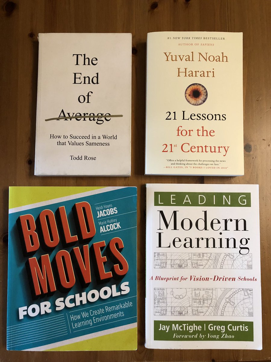 TrilliumHibbeln's tweet photo. When people ask what they should read to get more aligned with #ACELearming, I tell them these four.... https://t.co/M8kerpIklC