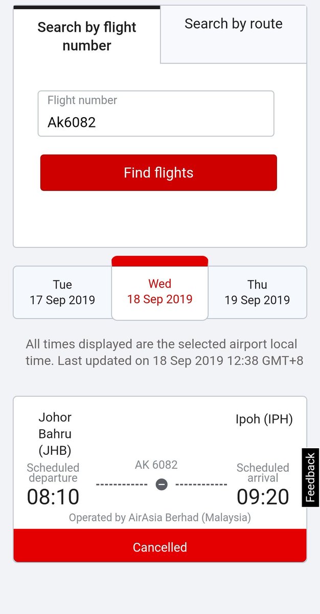 Faridfdn's tweet photo. @AirAsiaSupport hello there, I just received the email from Air Asia that my flight has been cancelled. How do I want to move the flight? https://t.co/POH3myfzZp