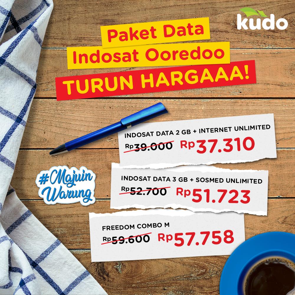 GrabKiosID's tweet photo. Paket data Indosat Ooredoo lagi TURUN HARGAAAAA!
Ajib banget kan? Kalau gak percaya, coba aja cek sendiri di aplikasi Kudo bagian Promo. Abis itu, tawarin deh ke pelangganmu sebanyak-banyaknya!
#Kudo #MajuinWarung #WarungDigitalSerbaBisa #MajuBarengKudo #KudoIndonesia #PromoKudo https://t.co/ZwECpteeMo