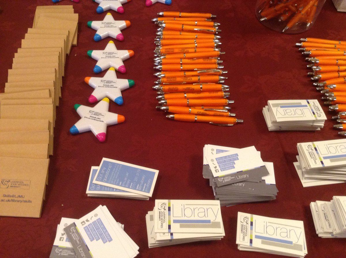 LJMUlibrary's tweet photo. We have lots of freebies - some to give away and some to win! #LJMUFreshers #ljmu2019 #ljmustudent https://t.co/jEjANE5LSM