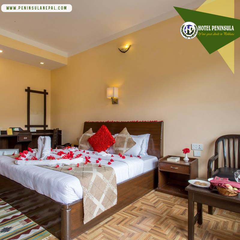 Honeymoon Super Deluxe, make your stay "The Best Ever Stay" at Hotel Peninsula, Pokhara.
#HotelPeninsulaPokhara #DecoratedRoom #hotelpeninsula #pokhara #HotelsInPokhara