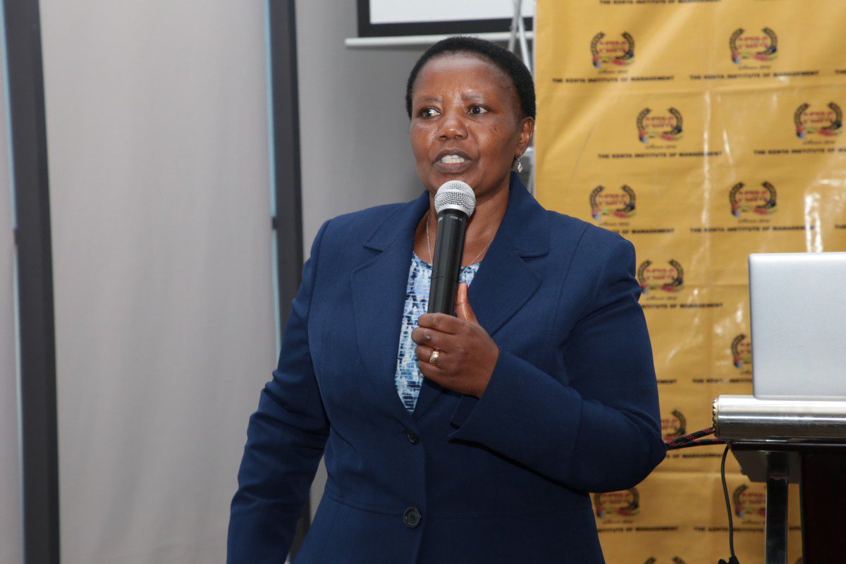 Dr Nancy Muriuki one of the speakers at the #KIMWomeninLeadership enlightening the delegates on, "Thinking without the box for prosperity," #womeninleadership
<a href="/MuriithiNdegwa/">Dr. Muriithi Ndegwa PhD, OGW, HSC, FKIM</a> <a href="/KSenanu/">Kris Ole’Senanu</a> <a href="/NyamburaKe/">Phyllis Maitha</a> @MaryMMukindia <a href="/rosekimotho/">Rose Kimotho</a> <a href="/njokichege/">Dr. Njoki Chege</a> <a href="/NanaGecaga/">NanaWanjikuGecaga</a> @NjorogeCiiku <a href="/carole_mandi/">Carole Mandi</a>