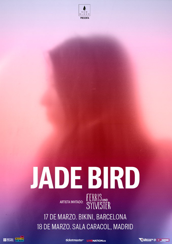 La artista británica <a href="/JadeBirdMusic/">Jade Bird</a>  estará en #Barcelona (17 de marzo, sala @bikiniclubbcn ) y #Madrid (18 de marzo, <a href="/salacaracol/">Sala Caracol</a>) con el ciclo <a href="/newblood_music/">New Blood</a> de <a href="/mercurywheels/">Mercury Wheels @ Live Nation</a> &amp; <a href="/LiveNationES/">Live Nation España</a> . Abrirá la noche @FerrisSylvester. madridandmusic.es/2019/09/18/jad…