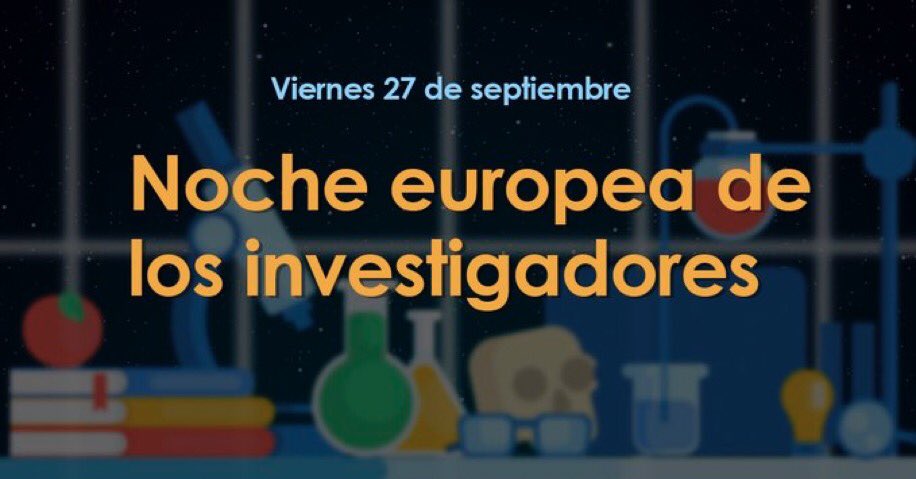 🗓️ ¡Se acerca la Noche Europea de los Investigadores! #MSCAnight

👩🏻‍🔬 El viernes 27 de septiembre se organizan eventos para acercar la ciencia al público y fomentar carreras científicas.

📍 Encuentra las actividades más cercanas: bit.ly/2lDQgzS