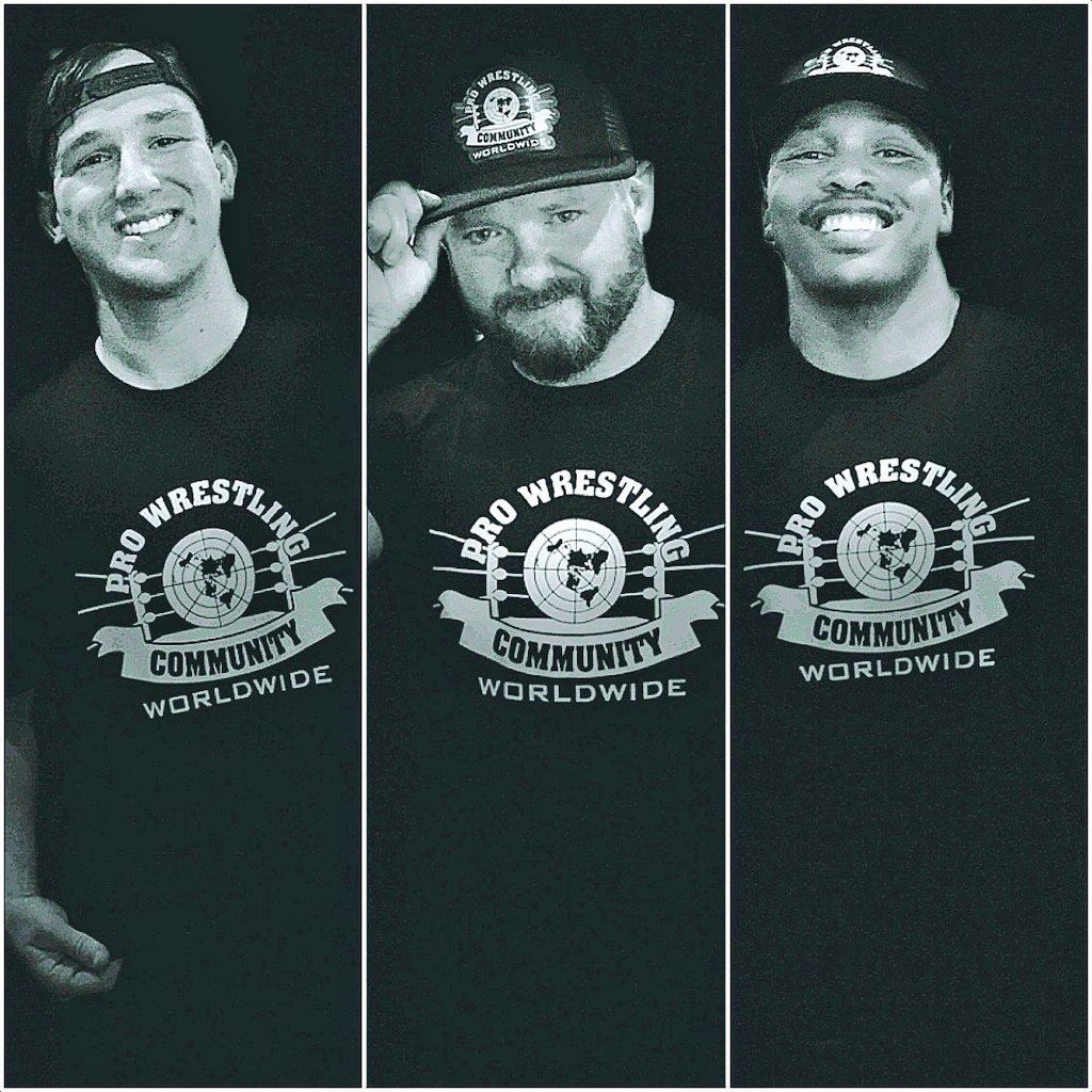 PROWRESTLINGCO4's tweet photo. Show the world you support pro wrestling with the new @PROWRESTLINGCO4 logo T-SHIRT and cap. #prowrestlingcommunity https://t.co/oCpPVk24YC