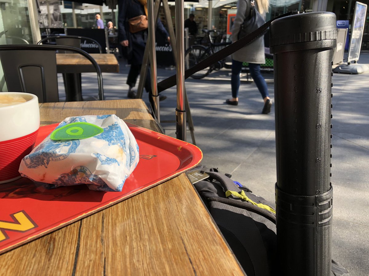 SaskiaGrassie's tweet image. Have poster roll, will travel. These things are such an awkward length! Guarding precious contents @lindsay_ot #CYPF2019 #learningthroughdoing