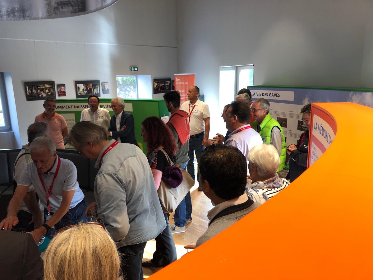 DefiElec's tweet image. Après le col d’Aubisque, arrêt à Oloron St Marie au centre d’information sur l’hydroélectricité de EDF @EDFofficiel @EDF_Aquitaine