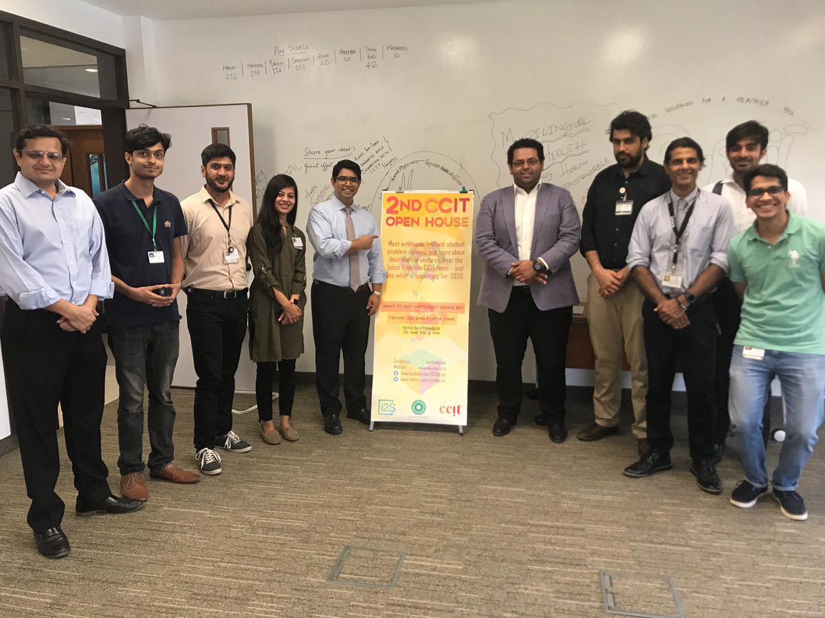 AdilHaiderMD's tweet photo. SO PROUD of our student entrepreneurs! Had a great time learning about their #startup ventures and innovative #healthcare ideas at the 2nd CCIT open house today! #AKUProud https://t.co/7VV1SDdcFa