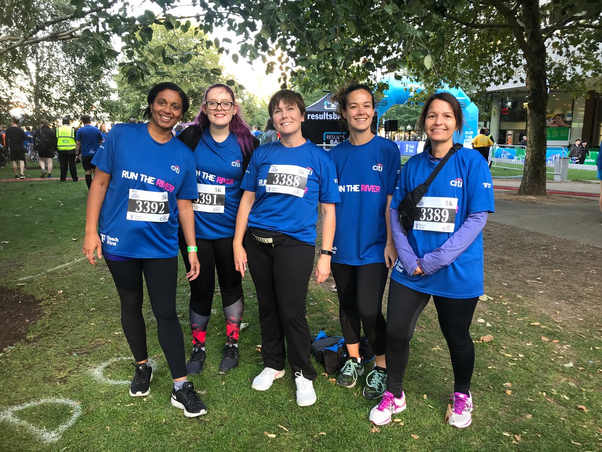 Well done to Team Amber for taking part in #runtheriver 5k, for <a href="/TeachFirst/">Teach First</a> Great evening had by all, great team effort...hope its the start of many more!