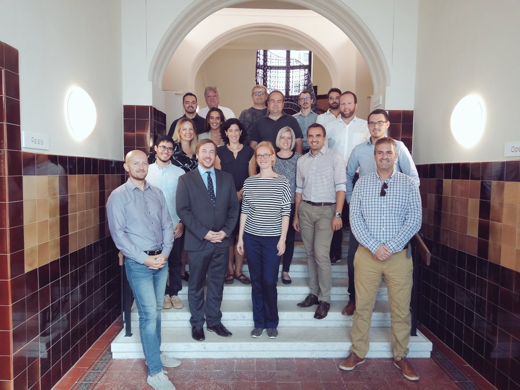 SHARQproject's tweet photo. #SHARQ team during the second day of the meeting in #Vienna. We are defining all the details regarding this final stage of the project➡️🏁 #H2020 https://t.co/iUqYnpy3e5
