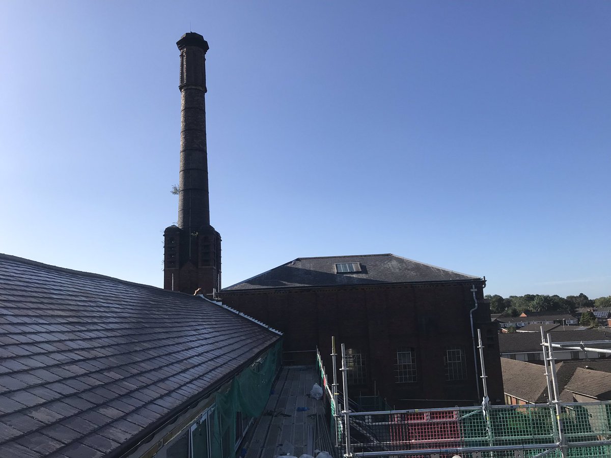 amurphy63's tweet photo. Roof tour: Finding out about the extensive restoration works @MoseleyRdBaths with @HistoricEngland and Donald Insall’s @LibertyWatts as part of @BHeritageWeek https://t.co/rmcQbso86c
