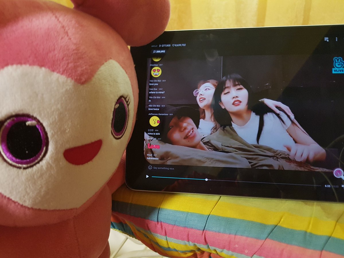 EmmaDelight93's tweet photo. Chaeng's mom Mina is not feeling well! NaMo has to take care of Chaeng and I find that cute! My Laburi doll loves that and ships NaMo. #NaMo #MoNayeon #QueenOfExtra https://t.co/yDD19RDAsu