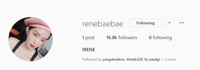 my_Bae329's tweet image. RT 할 사람 
사유 아이린 개인인스타