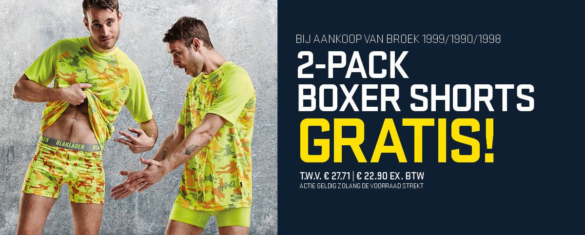 Blaklader 1897 Boxer Shorts 2-Pack - MammothWorkwear.com