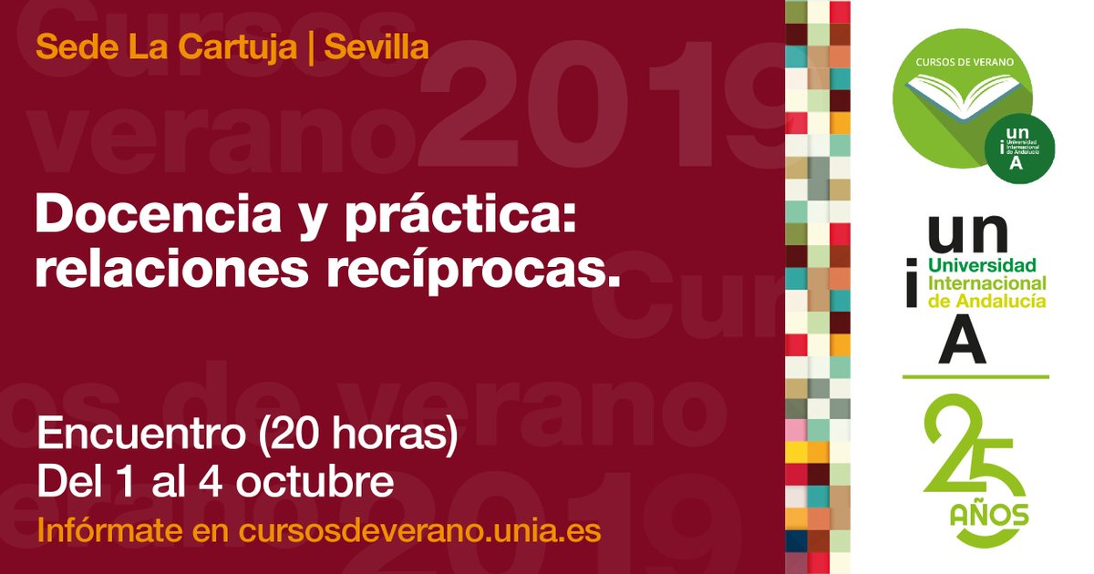 UNIAuniversidad's tweet photo. 🏗️ La relación entre el mundo académico y los profesionales de la #arquitectura será analizada en los #cursosdeverano de la @UNIAuniversidad en #Sevilla. #CVUNIA @COASevilla @FundacionArquia
🗓️ Del 1 al 4 de octubre
🔗 Información y matrícula: https://t.co/VDs1opoBpS https://t.co/SoO62YaGFg