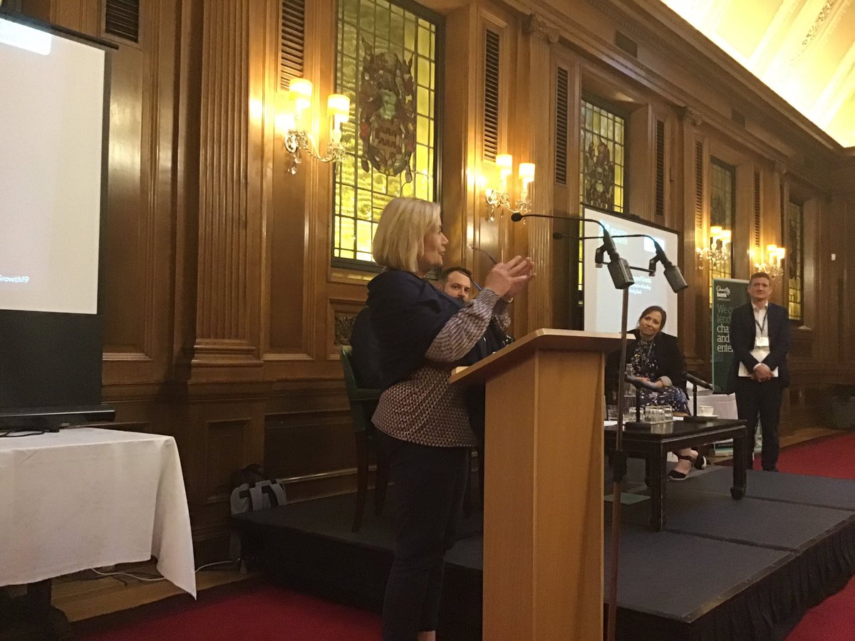 CharityBank's tweet photo. Charity Bank’s Director of Lending, Carolyn Sims, provides delegates with an informative presentation on how charities and social enterprises are ‘Moving Beyond Grants’.
 
#RoadToGrowth19 https://t.co/ERMYL6kY7s