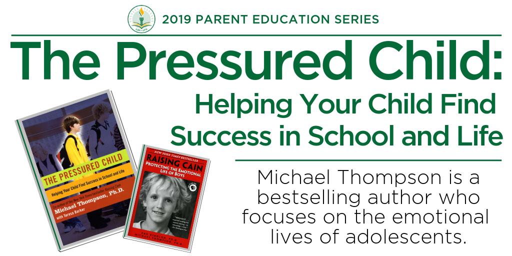 GreensboroDay's tweet photo. Learn strategies to help your child succeed at the 2019 McLendon Parent Education Series with Michael Thompson, Ph.D. on September 25. RSVP at https://t.co/dKV01gqdC2 #gdsbengals #greensboroday50 #parenteducation #educationalexperts https://t.co/VYP9wOwLhV