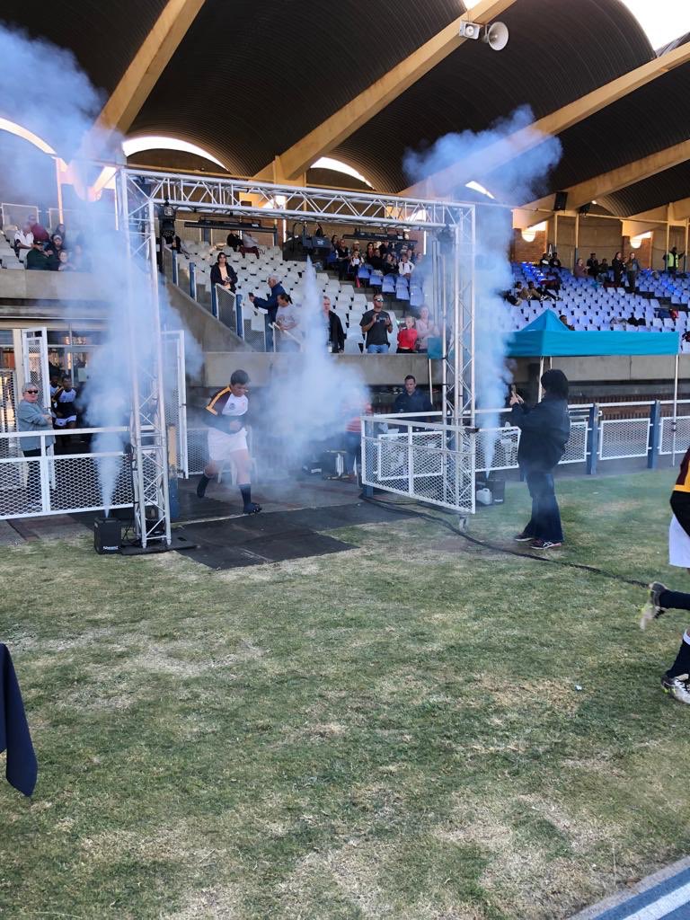 ImpactProductio's tweet photo. A few photos of our setup for HTS Sasolburg’s  classic clash against Hoërskool Sasolburg. #Sound #Lighting #Structures #Prolyte #jblvrx https://t.co/hIo7oQUBPo