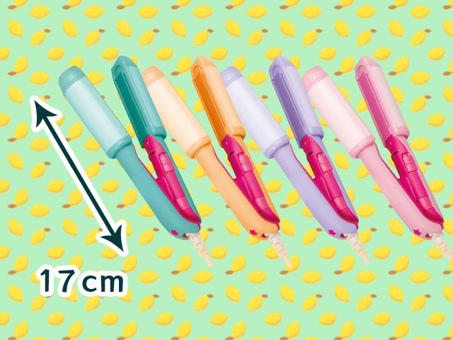 クレーンゲームアプリ トレバ トレバ プライズ 情報 2wayミニヘアアイロン ストレート カール これ一つでストレートにもカールヘアにもできちゃう 約17 で 旅行 などの持ち運びにもぴったり ポップなカラーがcute 嬉しいケース付き