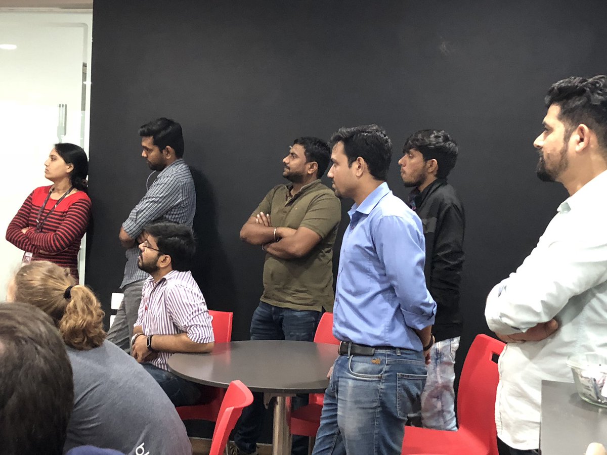 bbdsoftware's tweet photo. In preparation for the #hackethon tomorrow, 2 of our grads, Aimee & Phatho, are giving an overview on best practices for game design! 💪🏼#BBDgrads2India #BBDteam #BBDindia #KnowledgeSharing https://t.co/jlFsNDqiuC