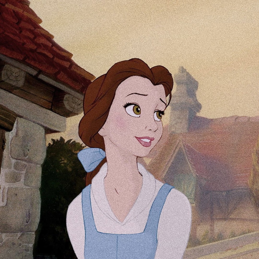 Белль Disney gif