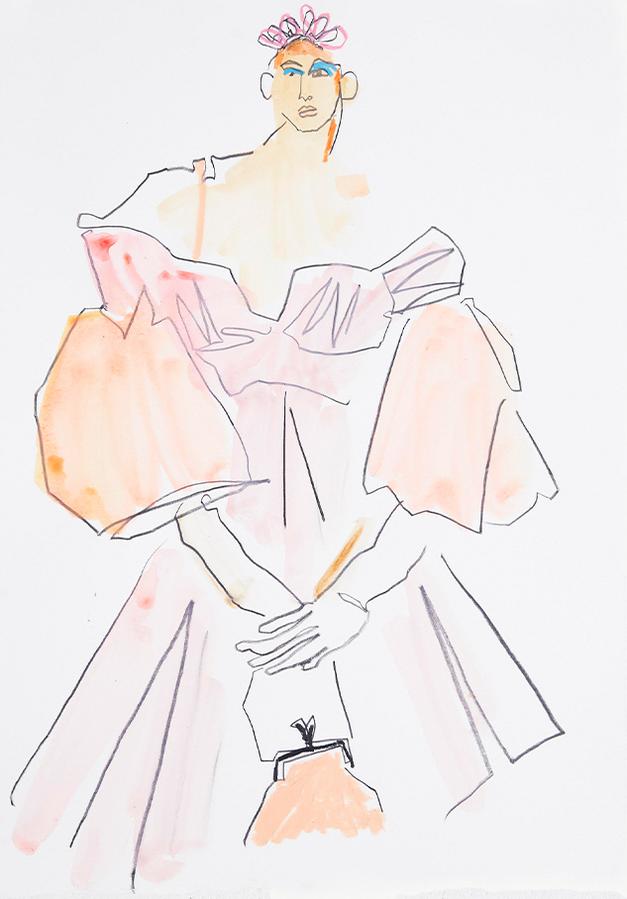 SHOWstudio's tweet photo. SHOWstudio, @LCFLondon, @CASSART and Sindroms Magazine team up for #DRAWFASHION's THINK PINK exhibition. In support of @bccare, the show runs at the SHOWstudio gallery! | Illustrations: Vetements, Beth Fraser; @AdwoaAboah_ in @Simone_Rocha_, Helen Bullock https://t.co/GB53izMmiJ https://t.co/NMGGnuZlTA