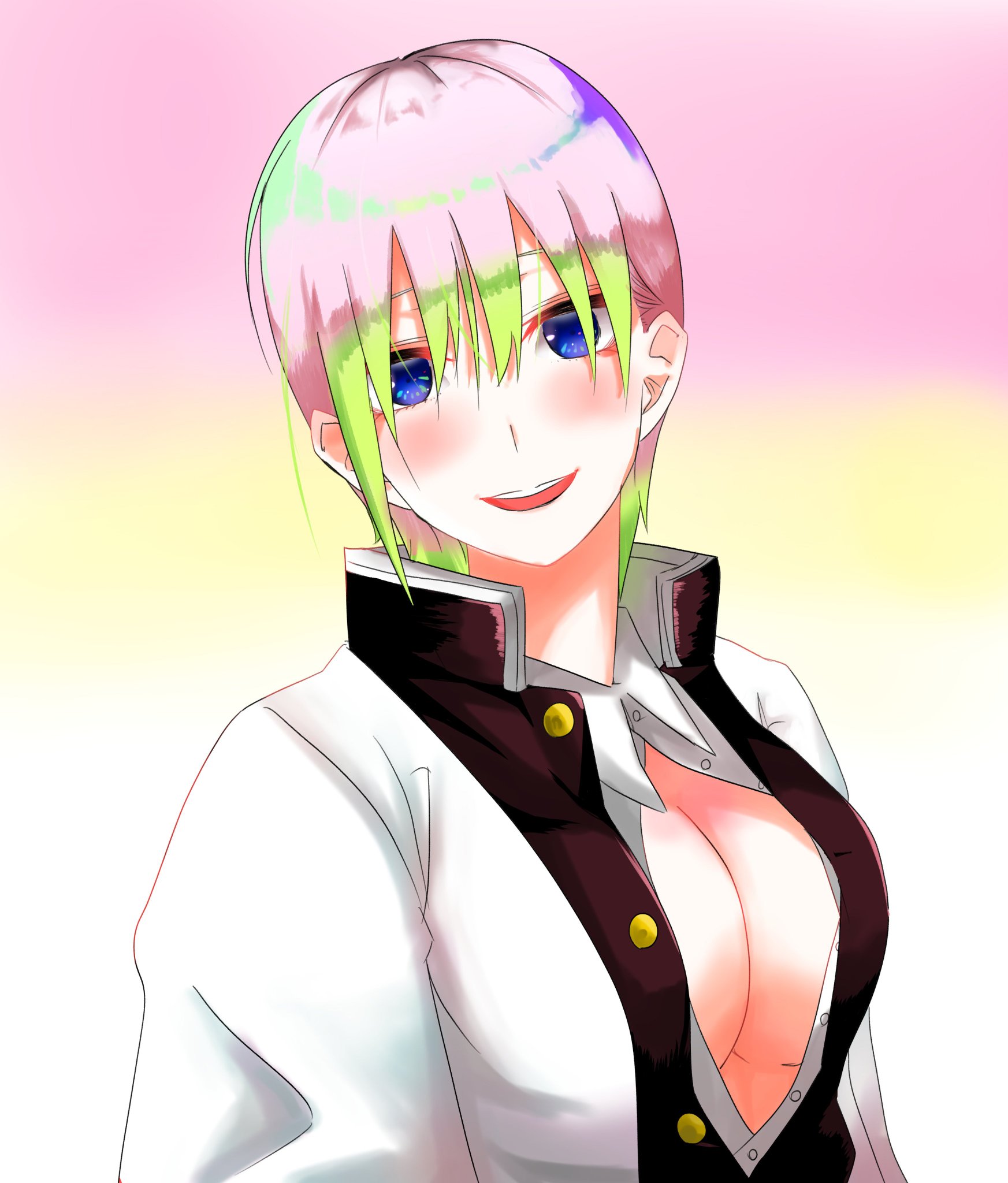 もじゃもじゃっと モジュサイコ 甘露寺蜜璃 一花 最新話では一花主役だし 甘露寺可愛いし描いてて楽しかった 五等分の花嫁 中野一花 甘露寺蜜璃 T Co Twnpt7yesk Twitter