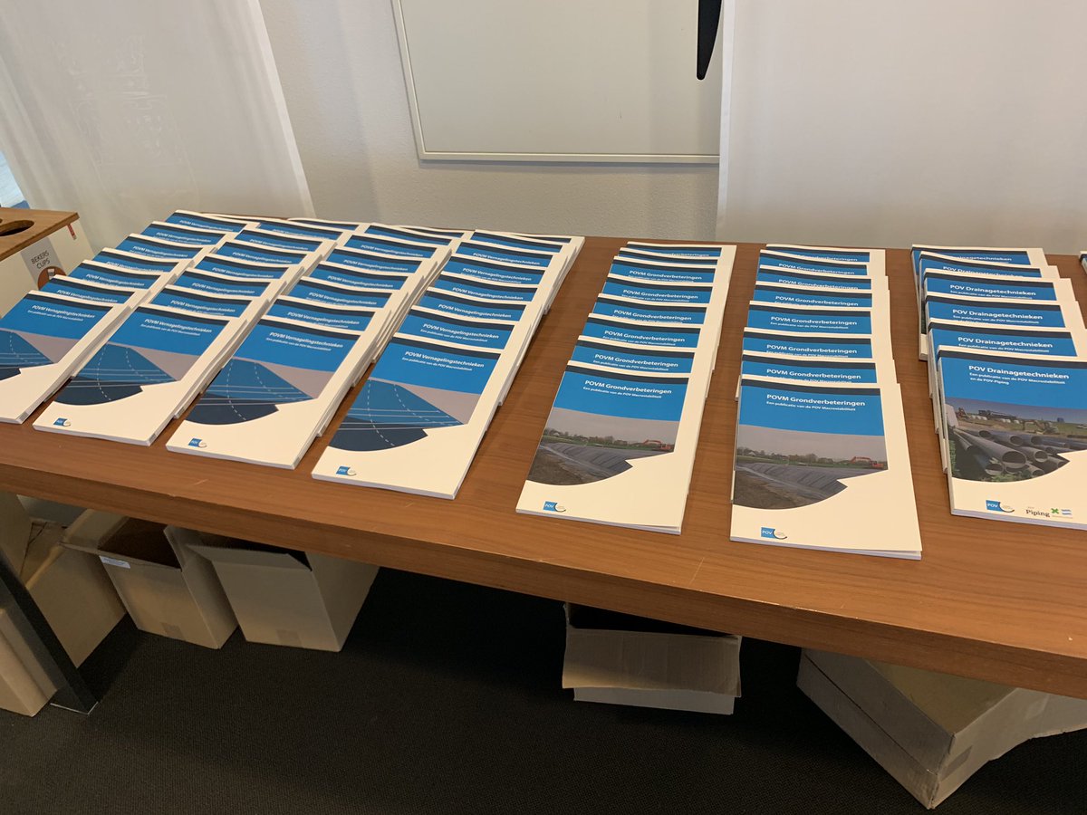Naast #Grondverbeteringen en #Drainagetechnieken nu ook POVM-publicatie #Vernagelingstechnieken in gedrukte vorm beschikbaar! #kennisdelen #hwbp