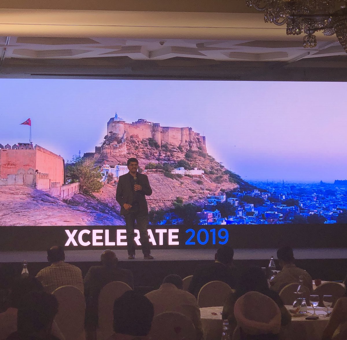 koshvel's tweet photo. @NetAppIndia President @anilval kicks off #Xcelerate2019 - our 9th edition of Partner Summit. https://t.co/gZ6xUjWEO4