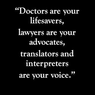 OracleTranslat1's tweet image. "Doctors are your lifesavers, lawyers are your advocate, translators and interpreters are your voice".
.
.
.
.
#translators #doctors #advocate #interpreters #lifesavers