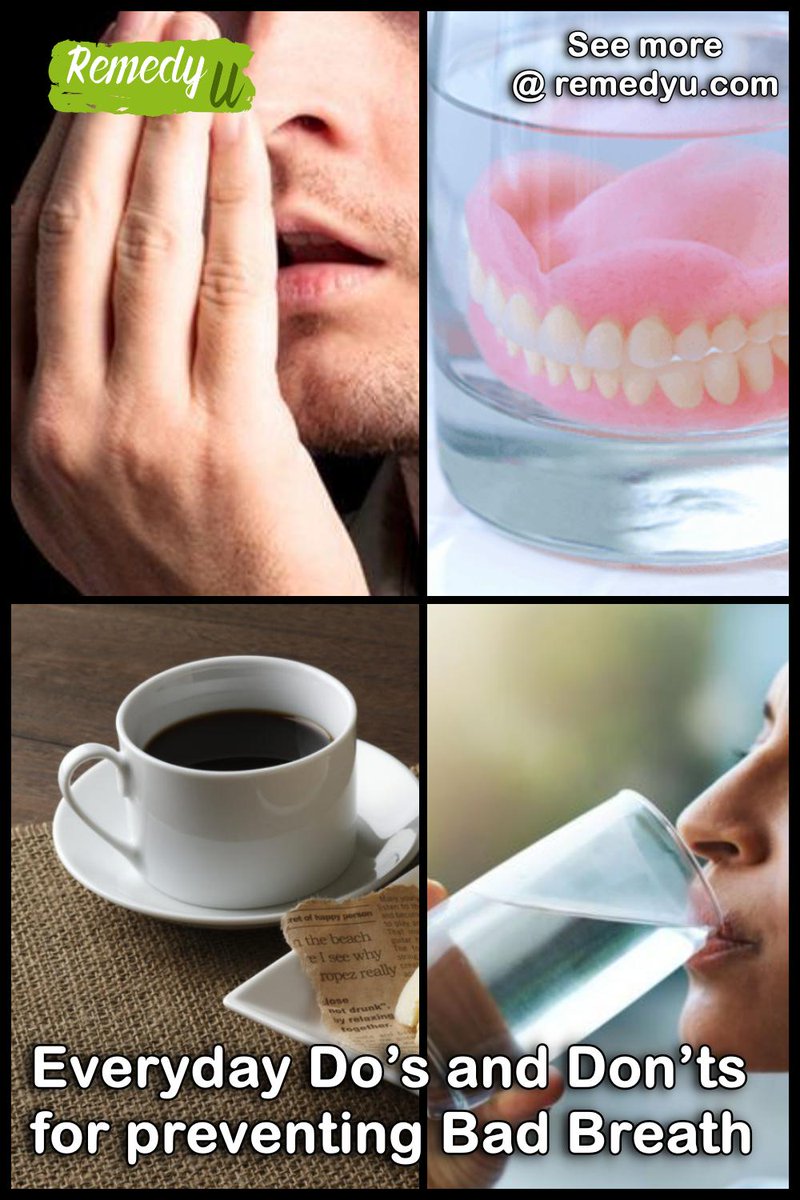 remedy_u's tweet photo. Everyday Do’s and Don’ts for preventing Bad Breath
https://t.co/00jggsIRBG
#Remedies #HomeRemedies #BestHomeRemedies #AmazingRemedies #Health #Healthcare #HealthTips #Everyday #Prevent #Bad #Breath #Remedyu https://t.co/BUFQlgCaAx