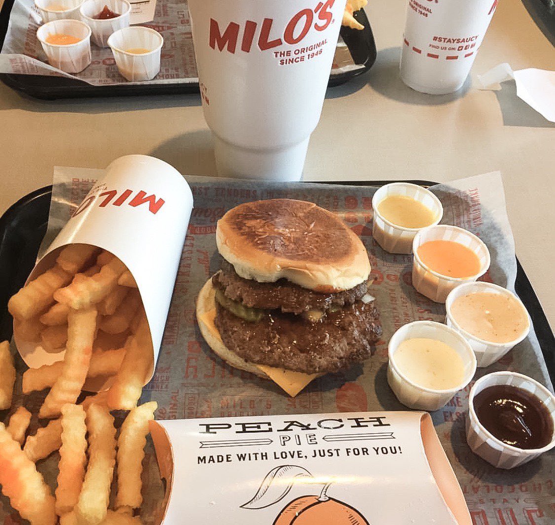 Milo's Original Burger Shop on X: "Did someone say CHEESEEEEE? #NationalCheeseburgerDay that is 🤤⠀ ⠀ Download the new Milo's app and get a FREE original cheeseburger after your first app order! ⠀