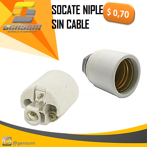 construdeco__'s tweet photo. SOCATE NIPLE DE PORCELANA SIN CABLE
_
#Iluminacion #Valencia #Electricidad #Socate #Watt #Voltios #Industrial #Niple #Venezuela #Tienda #electricity #volts
Estamos ubicados en el C.C.Boulevard Castillito Nave A, frente a Oro Cauchos Laser del Big Low Center
ventasgensum@gmail.com https://t.co/QZxpZGzjtg