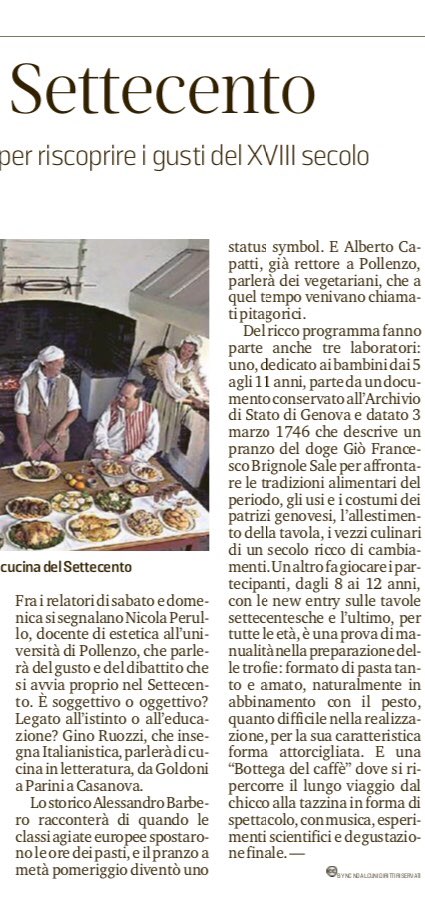 Festival ‘Cucina d’epoca’ <a href="/LucaBizzarri/">Luca Bizzarri</a>  #PalazzoDucaleGenova #Genova