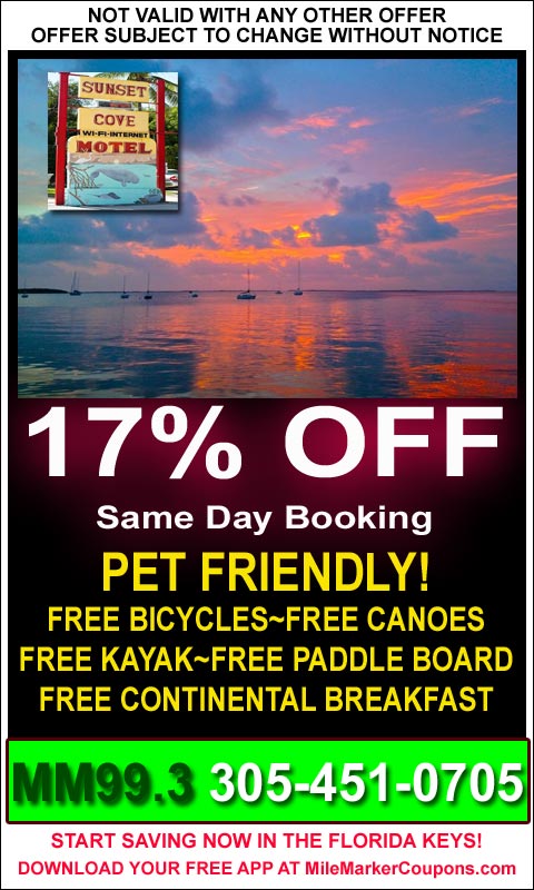 FIND GREAT DEALS LIKE THIS AND MANY MORE IN THE #FloridaKeys Download #Coupon milemarkercoupons.com