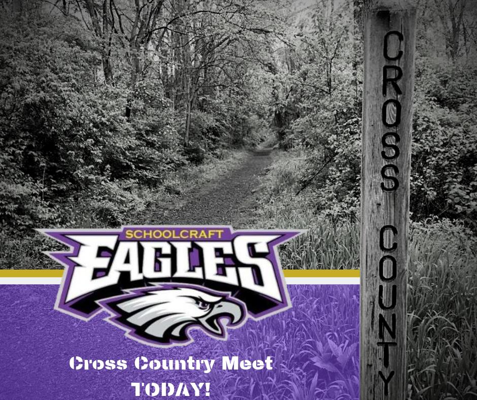 Be sure to make it out to the Paul DeWolf Memorial Invitational at Schoolcraft High School today!  Good luck to our boys and girls varsity and middle school cross country team.  #GoEagles
