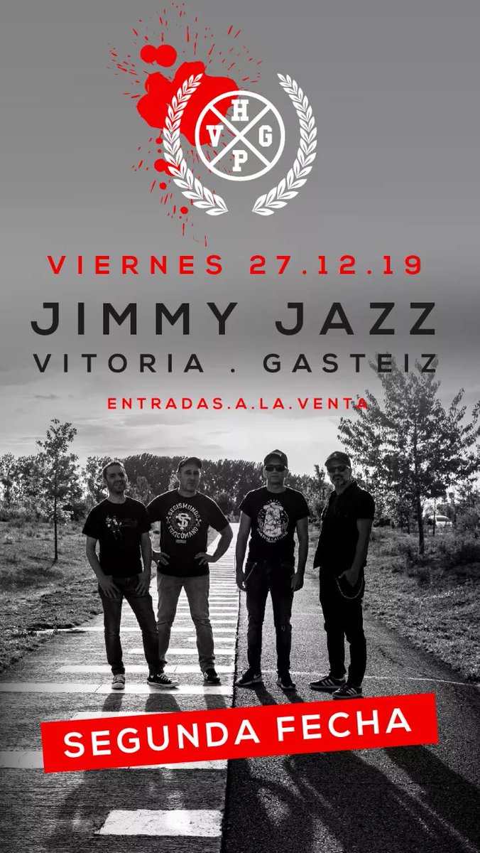 JimmyJazzGz's tweet photo. ‼️BABOOOOOOOOOM‼️
Abenduak 27 de Diciembre

A ver si las que os quedasteis sin entrada andáis más listxs ;-)

2da FECHA de los SEGISMUNDO TOXICOMANO y esta vez acompañados de @radiocrimen en la #JimmyJazzGasteiz

🎟 Entradas | Sarrerak (con CD de regalo): https://t.co/DB9yquhCTO https://t.co/b4vhah08Id