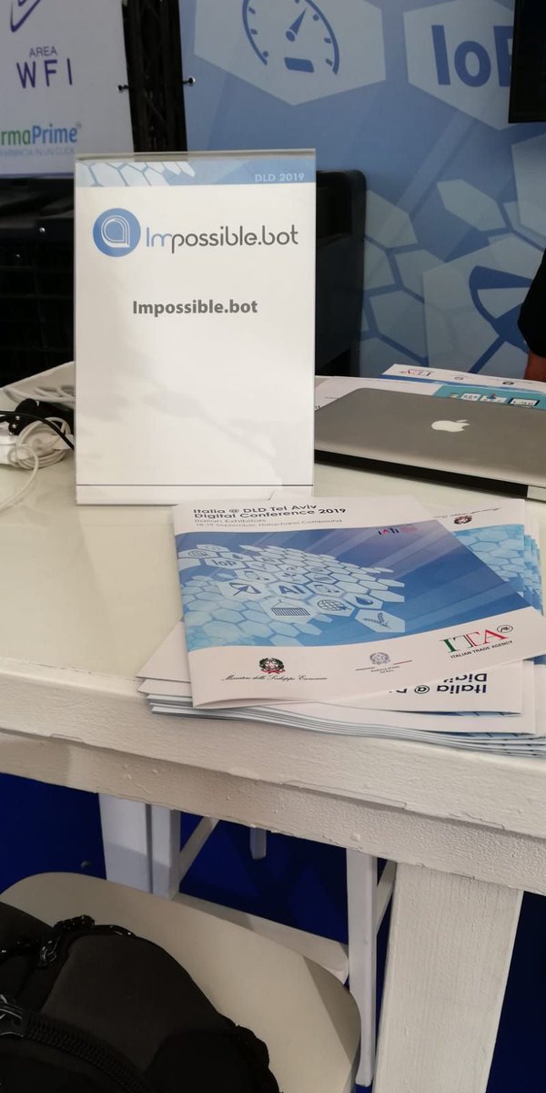 impossible__bot's tweet photo. Here we are!

DLD TelAviv 2019 has begun. 

Are you ready to know more about https://t.co/jwvmgPI3ri?

We are waiting you at our speed-dating event.

#DLDTLV 

@LVentureGroup @ITATelAviv https://t.co/MCEXHoZAIF