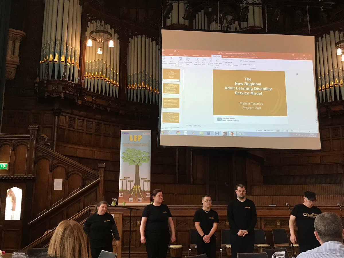 OrchardvilleNI's tweet photo. #stagebeyond performing fabulously @LEP Guildhall. Very funny! ⁦@WesternHSCTrust⁩ https://t.co/aH2MF94MqY