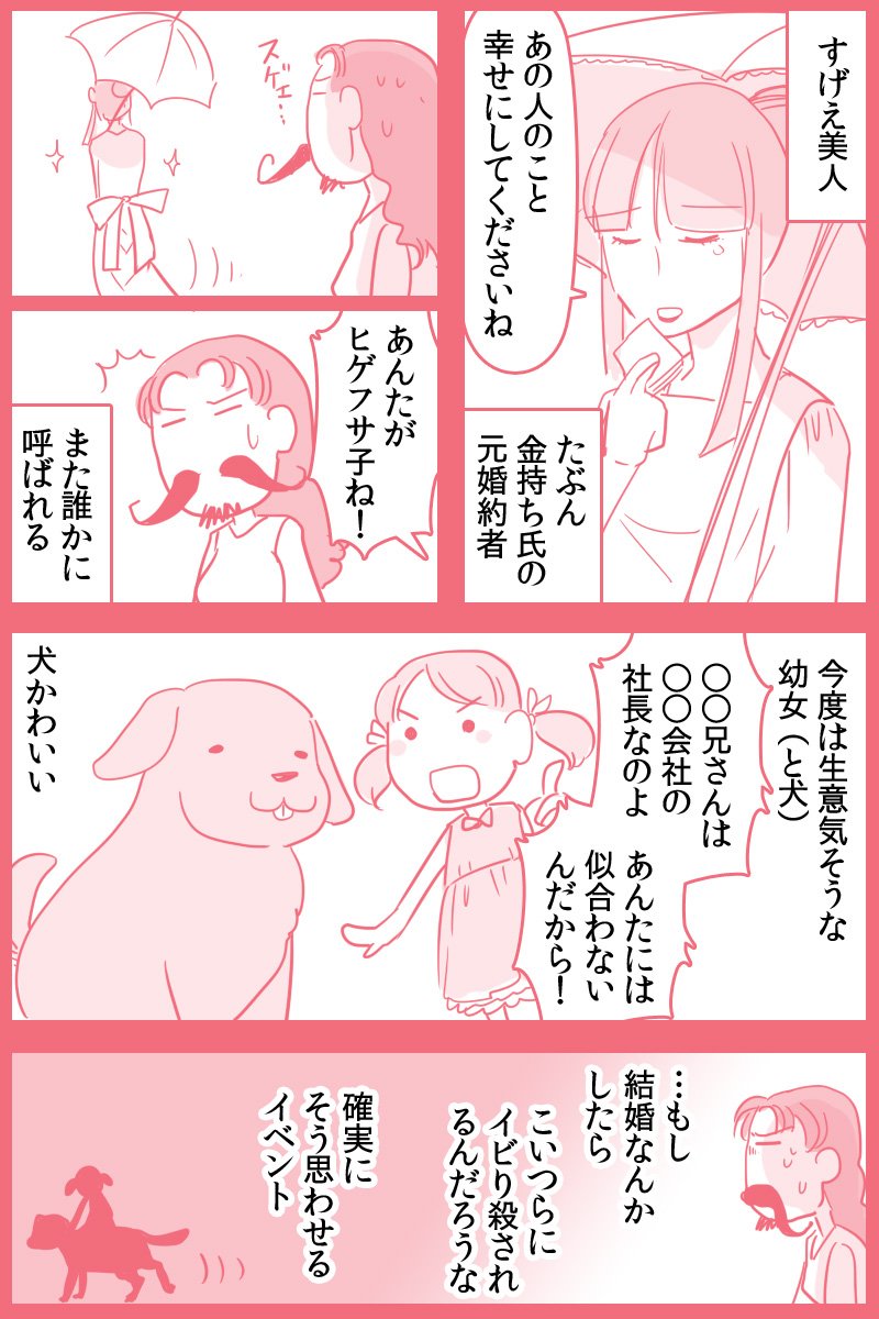 夢女子マンガ（ヒゲは生えてる） 