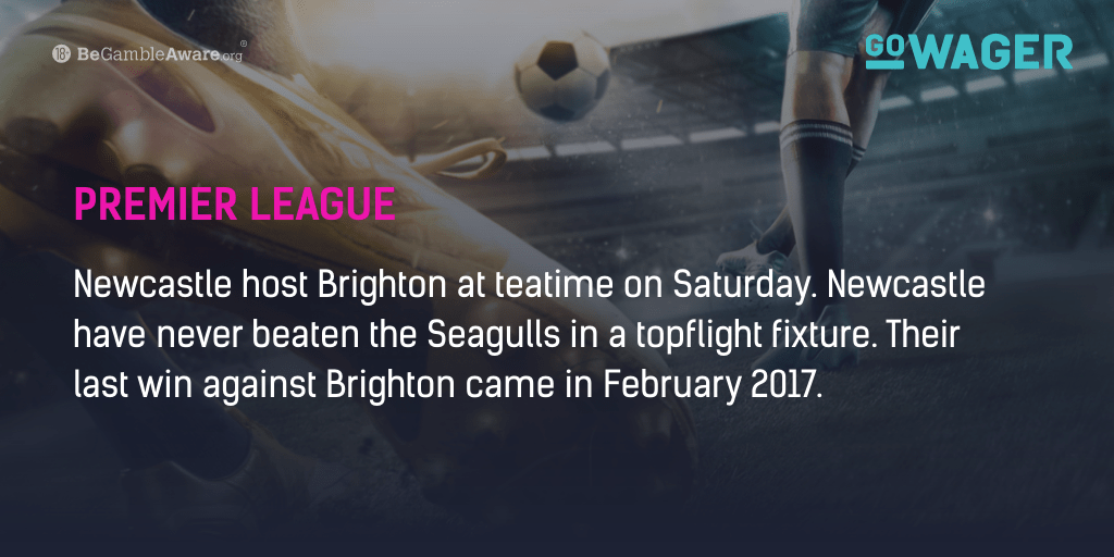 gowagercouk's tweet photo. Brighton will be looking to move away from the relegation zone this weekend, they travel to Newcastle and haven't lost to the Magpies in two and a half years

#UTA #BHAFC #NUFC #PL https://t.co/rfVpvBb2oZ