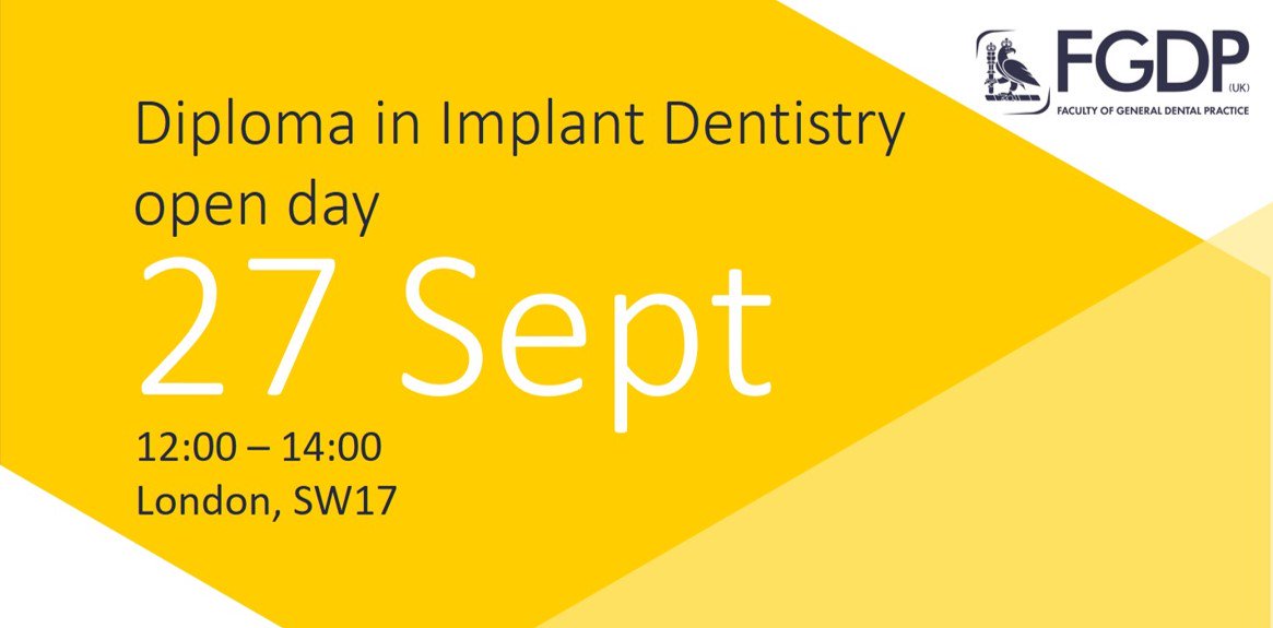 FGDP(UK) (@fgdp_uk) on Twitter photo If you want to find out more about our Postgrad Diploma in Implant Dentistry, join us for our FREE open day at <a href="/GAPSsimulation/">GAPSsimulation</a> on 27 Sept. To reserve your place visit fgdp.org.uk/courses-implan… If you want to find out more about our Postgrad Diploma in Implant Dentistry, join us for our FREE open day at <a href="/GAPSsimulation/">GAPSsimulation</a> on 27 Sept. To reserve your place visit fgdp.org.uk/courses-implan…
