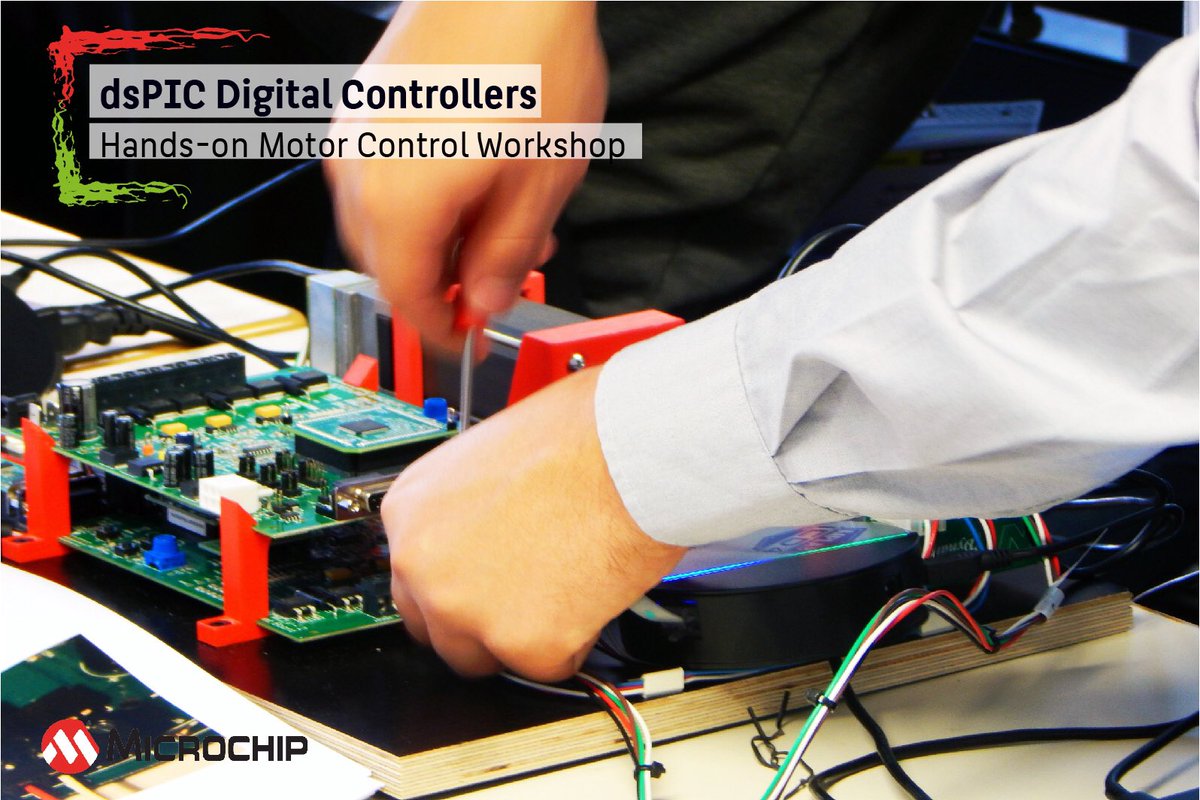 HtwMasters's tweet image. Get your motors ready! Another hand on- class led by Kai Wimmer! Amazing‼️
Check out @HTW_Berlin @MicrochipMakes @MicrochipTech 😎
Follow us for upcoming news and check out our Instagram as well! ‼️>@htwwelcomesmicrochipmasters!
See you there 😉
