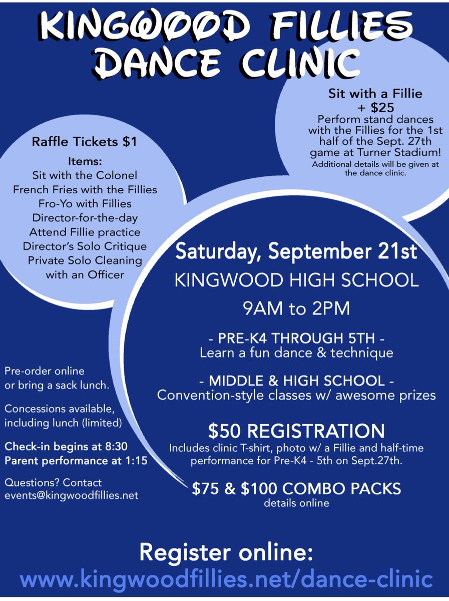 Dance Clinic is THIS Saturday!! Be sure to sign up and invite friends✨✨