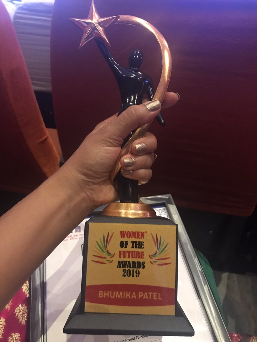bhumikarunner's tweet photo. Glad to have received this prestigious #WomenOfTheFuture Award 2019 from over 550 nominations globally. #WOTFA https://t.co/kWCaMomwg7