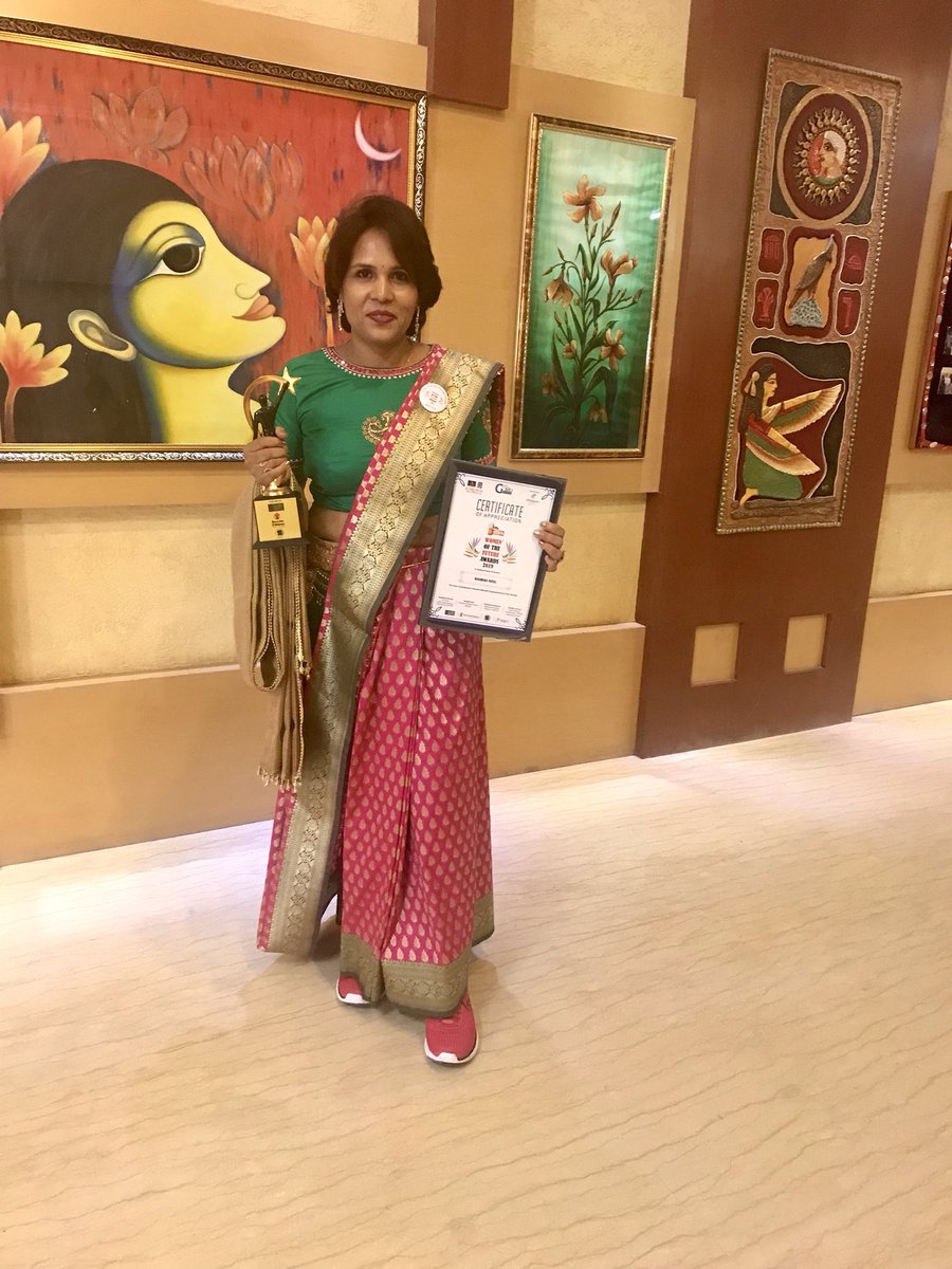 bhumikarunner's tweet photo. Glad to have received this prestigious #WomenOfTheFuture Award 2019 from over 550 nominations globally. #WOTFA https://t.co/kWCaMomwg7