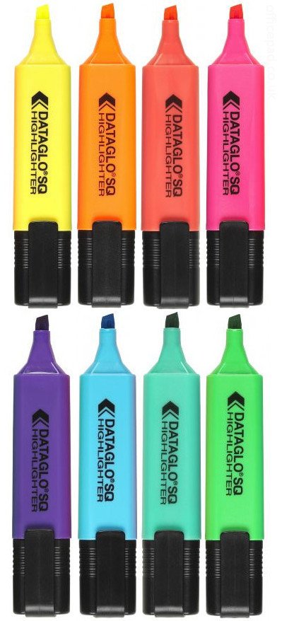 OfficePad's tweet photo. Have you seen our budget highlighters? Eight colours for only £4.06. That includes VAT and delivery! https://t.co/GFJYx2Aivf https://t.co/xcQRjxrwaA
