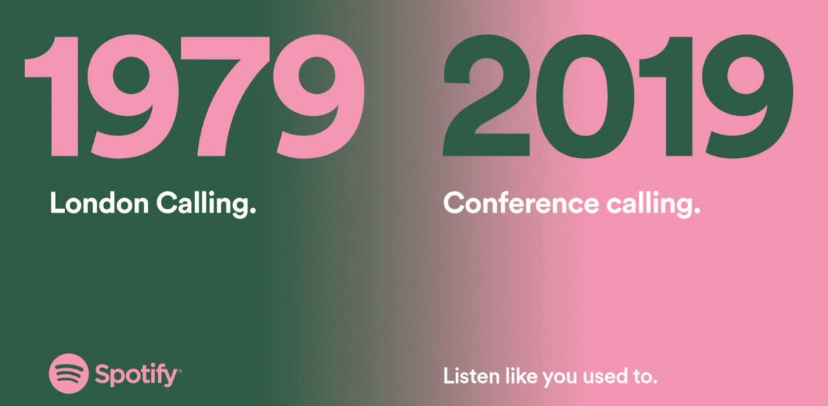 startwithstop's tweet image. We are LOVING the new nostalgic campaign by @SpotifyUK
 - Super creative!