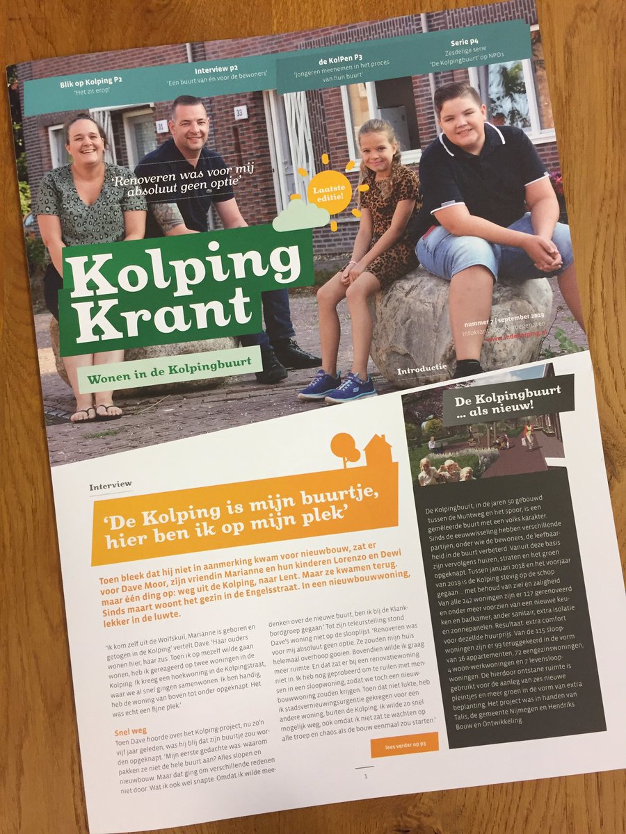 Kolpingbuurt's tweet photo. Lees je nog 1x mee? De laatste KolpingKrant is verschenen. En we hebben er ook een mooie bewaarmap voor gemaakt. Vraag hem gerust bij ons op. https://t.co/jEfpk9vOay https://t.co/Rl8RNkyzAx